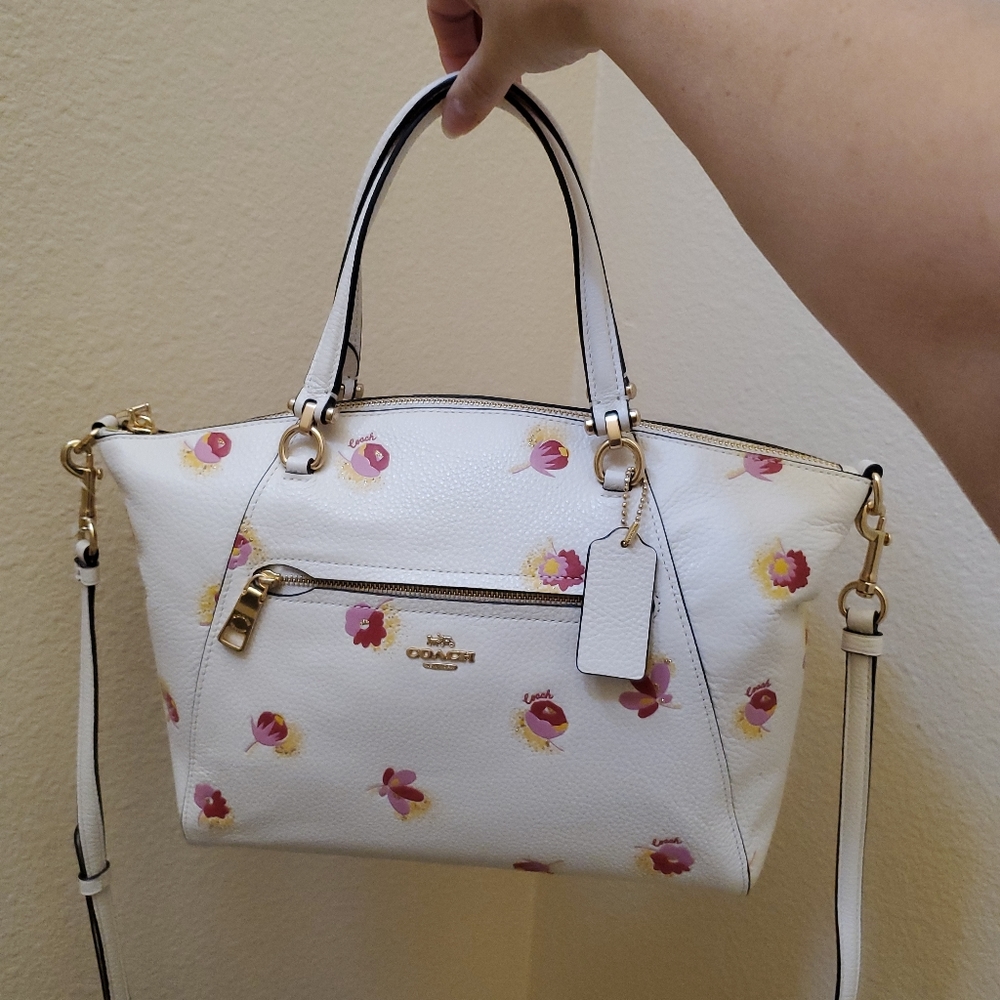 Coach  Prairie Satchel With Floral Print - Picture 14 of 15